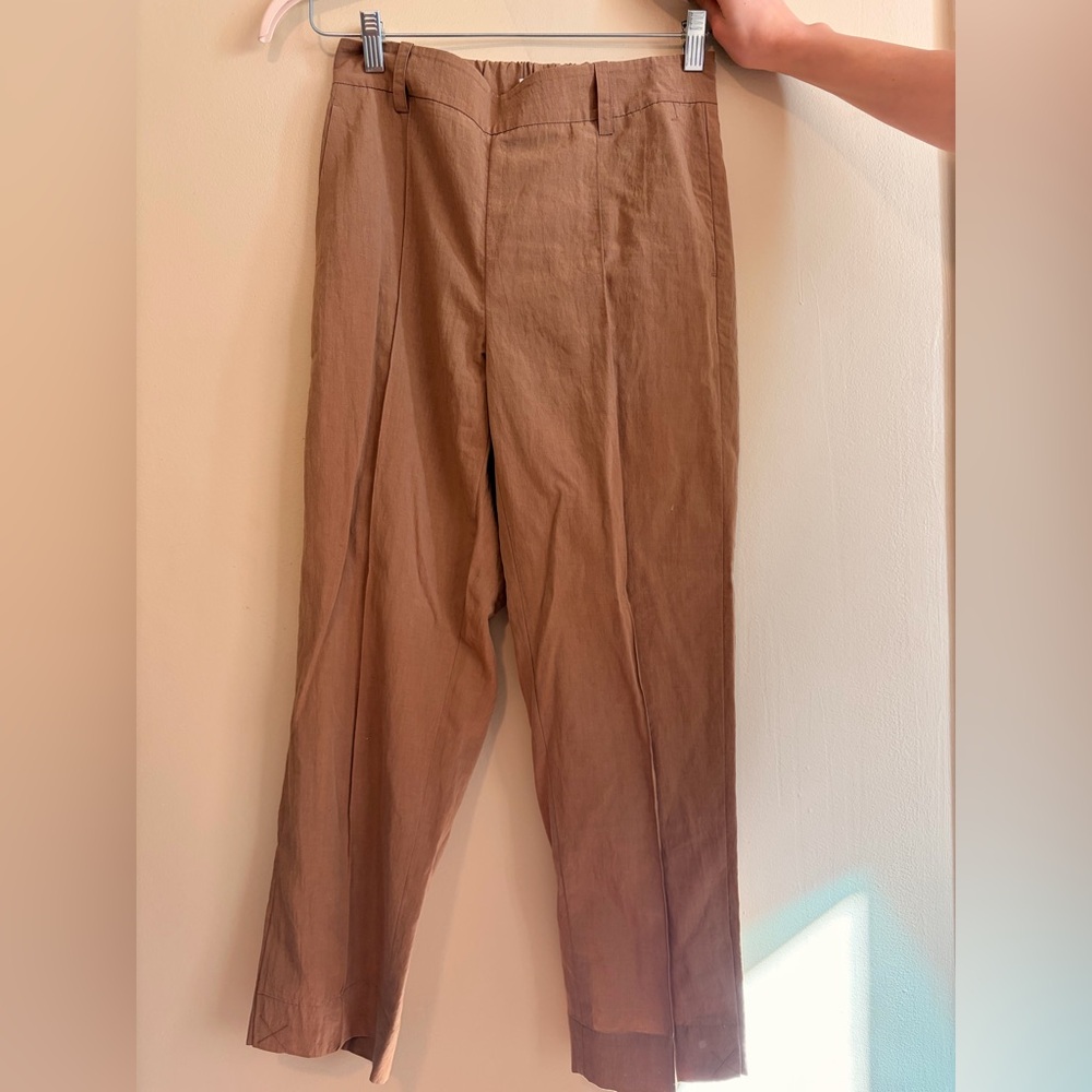 Vince Woman Tan ankle pants